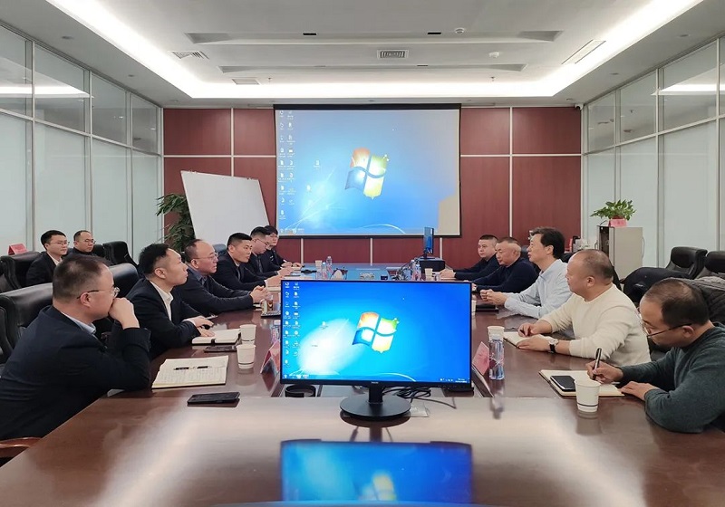 918.com集团总裁陈永明率队到河北盛邦集团进行“总对总”交流座谈